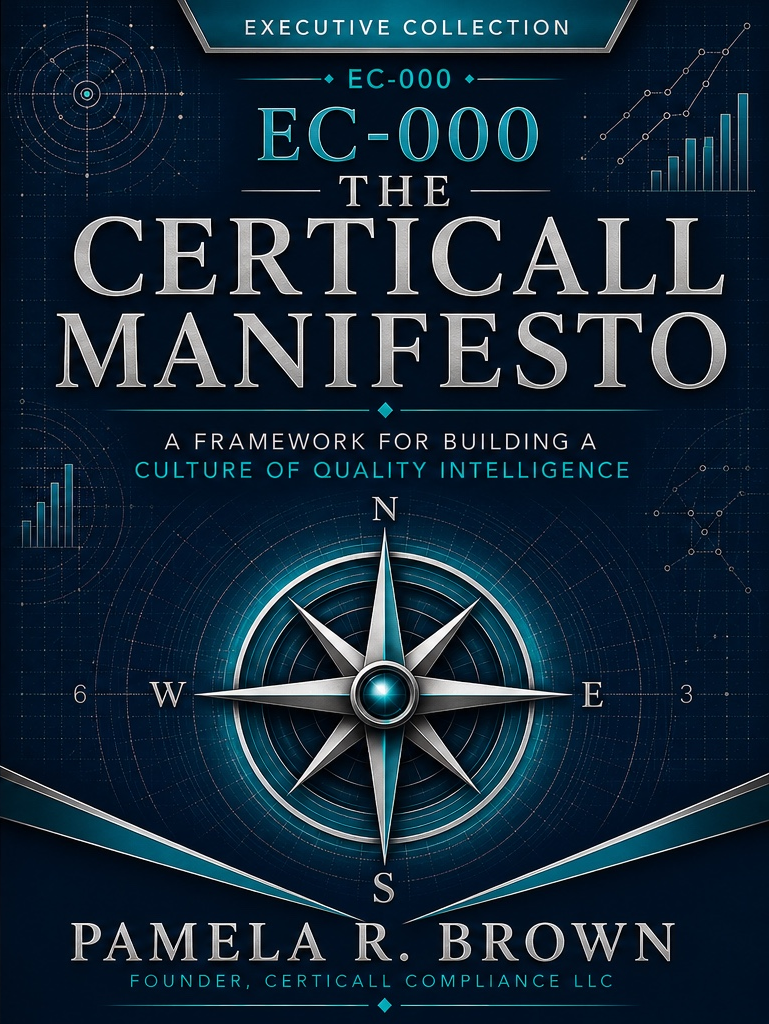 The CertiCall Manifesto book cover by Pamela R. Brown